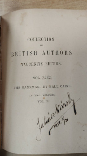 Hall Caine: The Manxman I-II antikvár