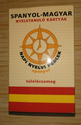 Spanyiol-magyar nyelvtanuló kártyák antikvár