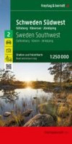 freytag & berndt Straßenkarte Schweden Südwest 1:250.000 idegen