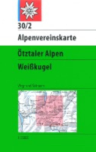 DAV Alpenvereinskarte 30/2 Ötztaler Alpen Weißkugel 1 : 25 000 idegen