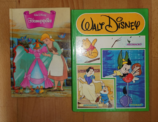 Walt Disney: 2 Disney-kiadvány: Hamupipőke + Micimackó, Hófehérke, Pinokkió antikvár