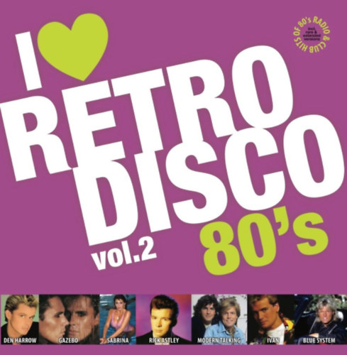 I LOVE RETRO DISCO 80's - VOL2. - LP LP