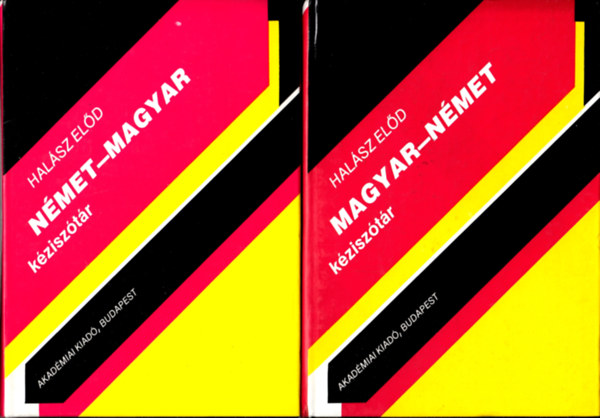 Halász Előd: Magyar-Német    Német-Magyar kéziszótár antikvár