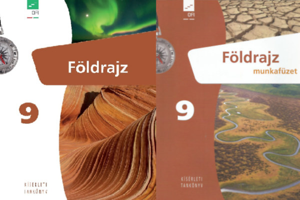 Arady István, Sáriné Dr. Gál Erzsébet, Dr. Nagy Balázs: Földrajz 9. Tankönyv + Munkafüzet (Kísérleti Tankönyv) (2 kötet) antikvár