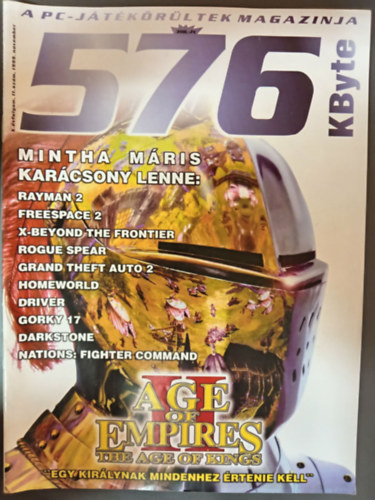 576 Kbyte X. évfolyam 11. szám 1999. november antikvár