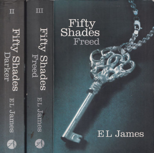E L James: 2db mű: Fifty Shades Darker + Fifty Shades Freed antikvár