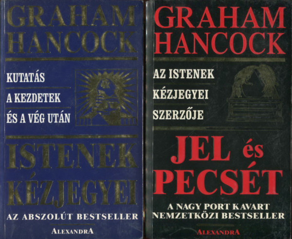 Graham Hancock: Istenek kézjegyei + Jel és pecsét (2 mű) antikvár