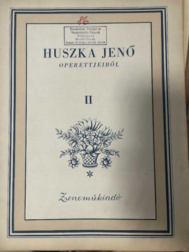 Huszka Jenő operettjeiből II. antikvár