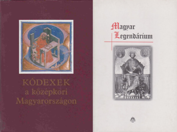 Csapodi Csaba, Csapodi Csaba (szerk.), Török Gyöngyi, Török Gyöngyi, Beke Margit, Beke Margit (szerk.), Wehli Tünde, Hursán Bernadett: 2 db könyv a középkori Magyar Királyság történetéről: Kódexek a középkori Magyarországon - Kiállítás az Országos Széchényi Könyvtárban + Magyar Legendárium antikvár