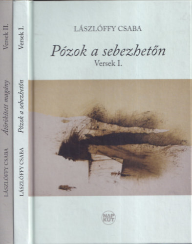 Lászlóffy Csaba: Versek I-II. - Pózok a sebezhetőn + Átörökített magány antikvár