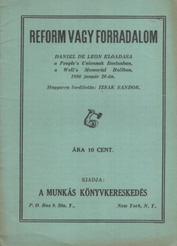 Reform vagy forradalom antikvár