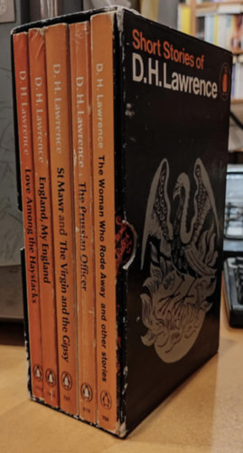 D. H. Lawrence: 5 db D. H. Lawrence: The Prussian Officer; St Mawr and The Virgin & the Gipsy; England, my England; Love among the Haystacks and other stories; The Woman Who Rode Away and other Stories antikvár