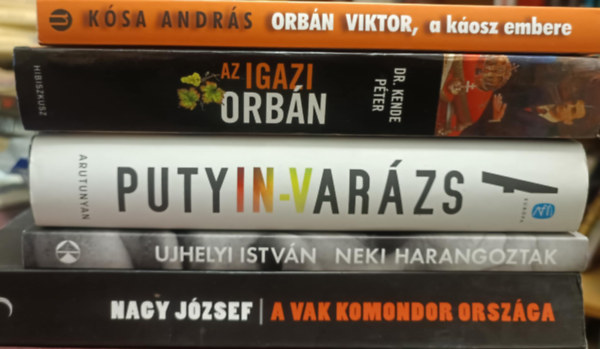 Kósa András, Dr. Kende Péter, Anna Arutunyan, Ujhelyi István, Nagy József: Poltikikai könyvcsomag antikvár