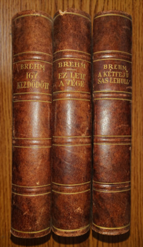 Bruno Brehm: Így kezdődött-A kétfejű sas lehull-Ez lett a vége I-III. antikvár