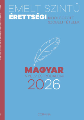 Emelt szintű érettségi - magyar nyelv és irodalom 2026 könyv