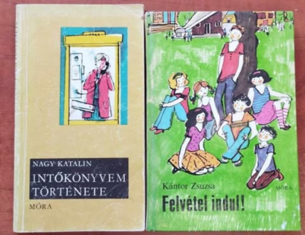 Kántor Zsuzsa, Nagy Katalin: 2db Ifjúsági könyv:Intőkönyvem története,Felvétel indul! antikvár