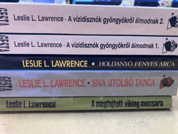 Leslie L.Lawrence: 5 db Leslie L. Lawrence könyvcsomag antikvár