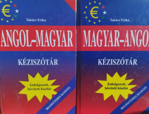 Takács Erika: Angol-Magyar - Magyar-Angol Kéziszótár (Regiszteres kiadás) antikvár