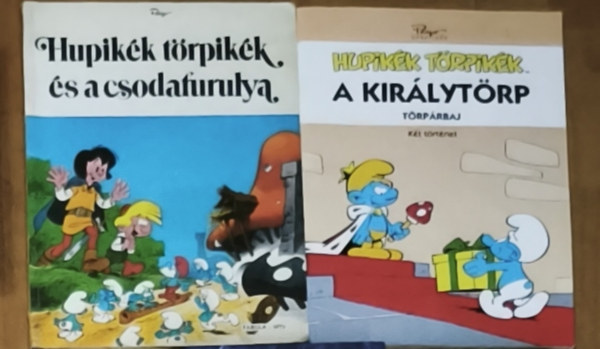 2db Hupikék Törpikék mesefüzet - A királytörp/Törpárbaj, Hupikék Törpikék és a csodafurulya antikvár