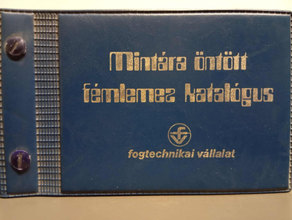 Nincs feltüntetve: Mintára öntött fémlemez katalógus antikvár