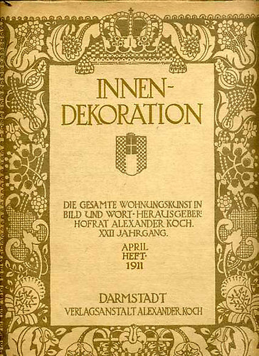 Innen-dekoration 1911 April antikvár