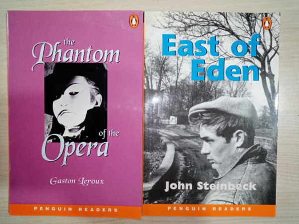 Gaston Leroux, John Steinbeck: The Phantom of the opera (Penguin Readers: Level 5) + East of Eden - (Penguin Readers Level 6) ( 2 kötet ) antikvár
