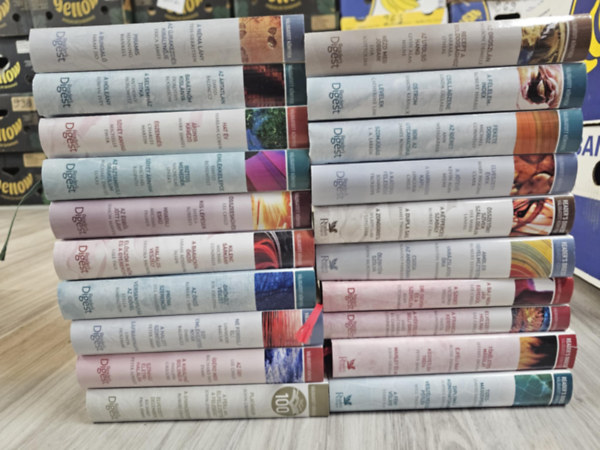 Nelson DeMille, Michael Connelly, Lincoln Child, Joanna Trollope, Robert Ludlum, Lee Child, Jeffrey Archer, James Patterson, Peter James, David Baldacci, Henning Mankell, Harlan Coben, Jill Mansell, John Grisham, stb: 20db a Reader's Digest válogatott könyvek sorozatból, KÖNYVMENTŐ AJÁNLAT antikvár
