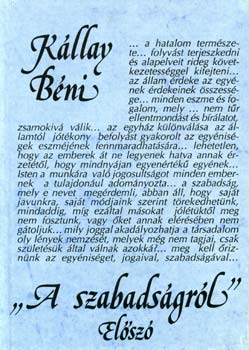 "A szabadságról" - Előszó J. Stuart Mill művéhez akciós termékkép 1