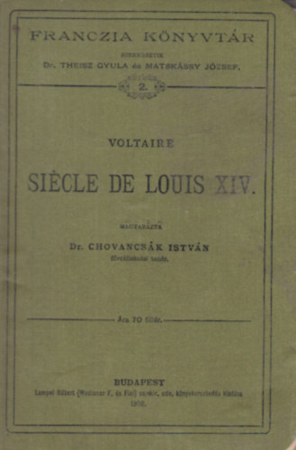 Voltaire: The Age of Louis XIV, idegen