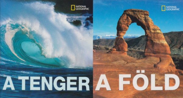 Alberto Bertolazzi, Gaetano Cafiero: 2 db National Geographic könyv: A Föld + A tenger antikvár