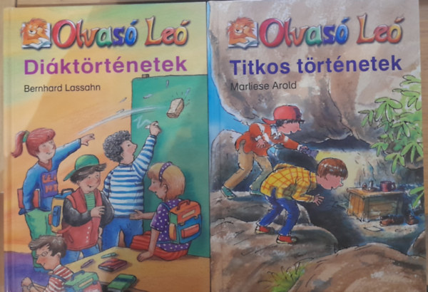 Marliese Arold, Bernhard Lassahn: 2 db Olvasó Leó könyv: Diáktörténetek, Titkos történetek antikvár