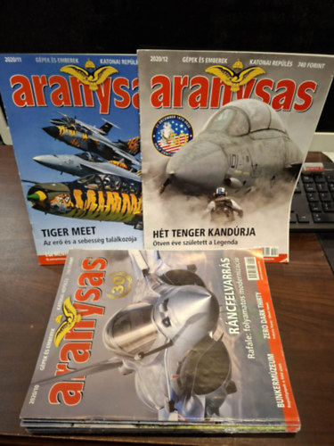 Tőrös  István (Főszerk.): Aranysas magazin 2020/1-12. (teljes évfolyam, lapszámonként, 10db) - 2020/4. szám hiányzik! antikvár
