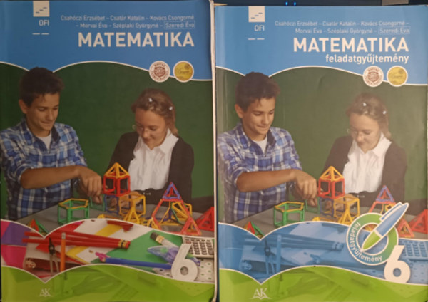 Csahóczi-Csatár-Kovács-Morvai-Széplaki-Szeredi: Matematika 6. + Matematika 6. feladatgyűjtemény (ofi) antikvár