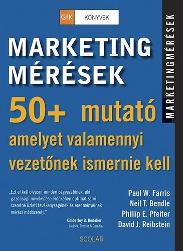 Farris; Bendle; Pfeifer; Reibstein: Marketingmérések könyv