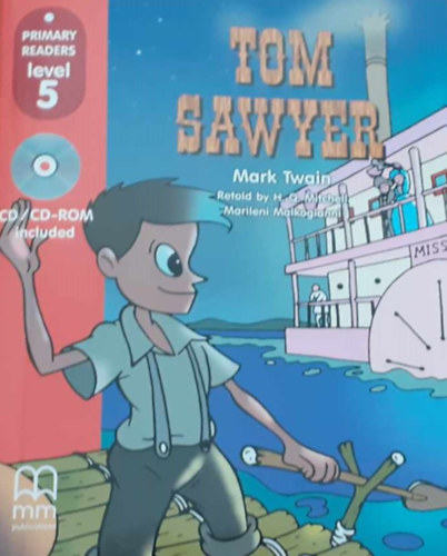 Tom Sawyer Primary Readers level 5 with CD antikvár
