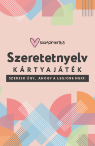 Szeretetnyelv kártyajáték pároknak játékkártya