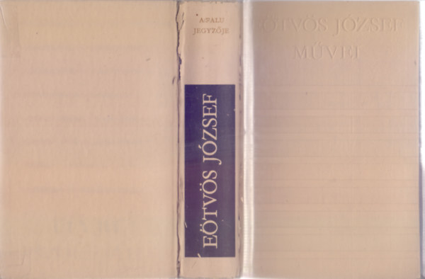 Eötvös József: A falu jegyzője (Regény - Eötvös József Művei - Számozott: 74. sorszám) antikvár