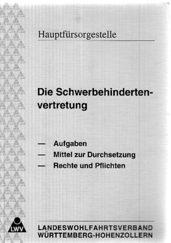 Rainer Seidel; Klaus Heuser: Die Schwerbehindertenvertretung antikvár