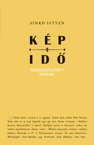 Sinkó I.: Kép-idő könyv