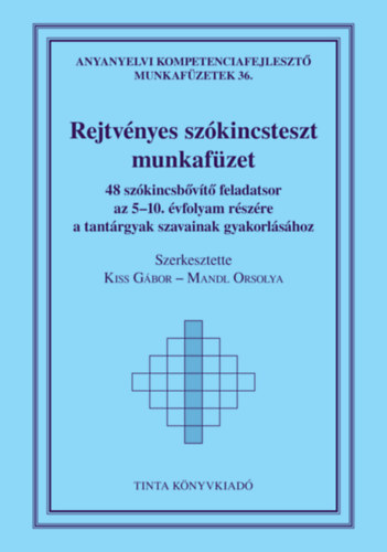 Rejtvényes szókincsteszt munkafüzet könyv
