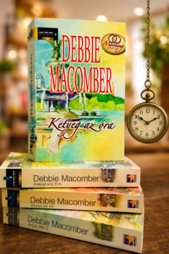 Debbie Macomber: 4 db-os KÖNYVMENTŐ AJÁNLAT, romantikus: Árnyas lejtő 6.+ Áfonya tér 44.+ Pelikán köz 311.+ Ketyeg az óra antikvár