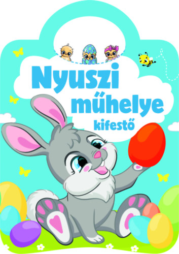 Nyuszi műhelye kifestő antikvár