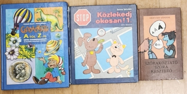 Hernádi Sándor, Imre István, Csörgő Anikó-Füzesi Zsuzsa: 3db ismeretterjesztő az ifjúságnak - Csodaország A-tól Z-ig, Közlekedj okosan! 1., Szórakoztató szóra késztető antikvár