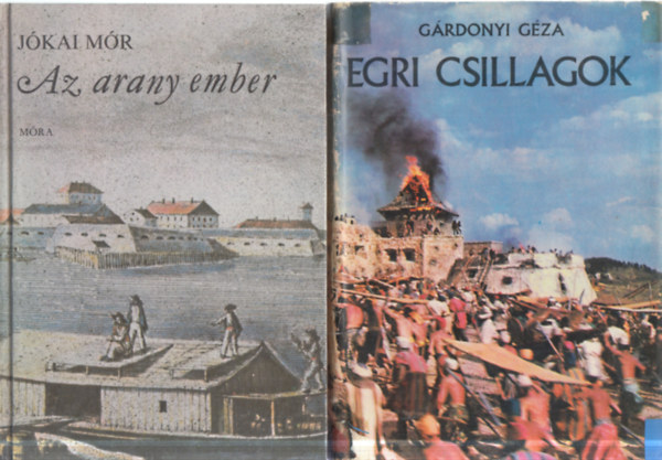 Jókai Mór, Gárdonyi Géza: 2 db. kötelező olvasmány (Az arany ember + Egri csillagok) antikvár