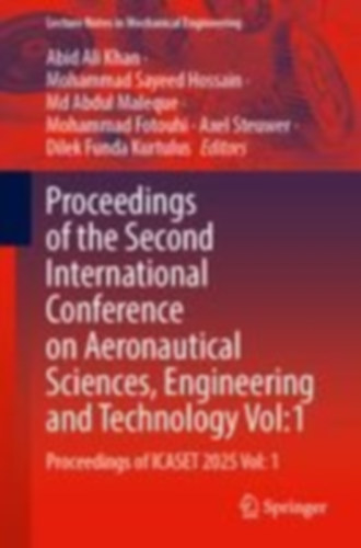 Proceedings of the Second International Conference on Aeronautical Sciences, Engineering and Technology Vol:1 idegen