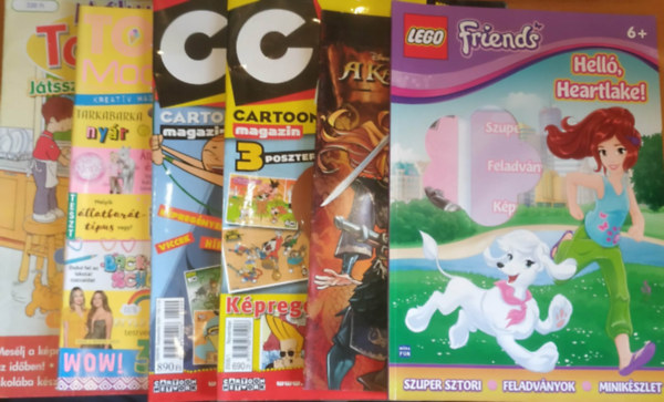 6 db gyermekmagazin (Lapszámok a terméklapon) antikvár