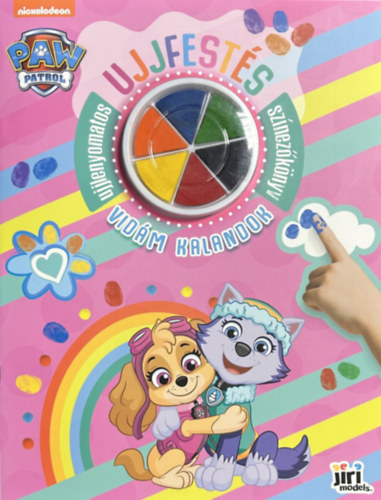 Mancs Őrjárat - Vidám kalandok - Ujjfestés könyv