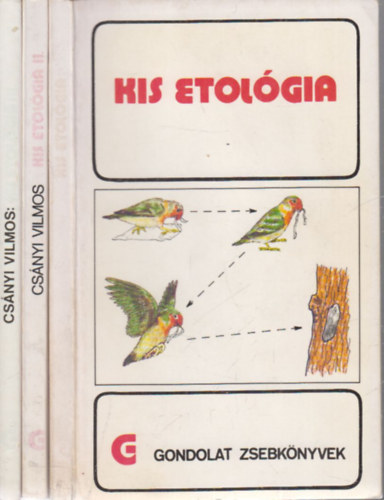 Csányi Vilmos: Kis etológia I-III. (Gondolat zsebkönyvek) antikvár