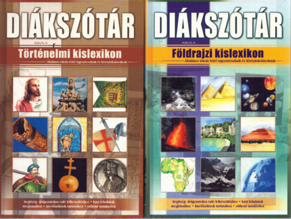 2 db Diákszótár: Történelmi kislexikon - Földrajzi kislexikon antikvár