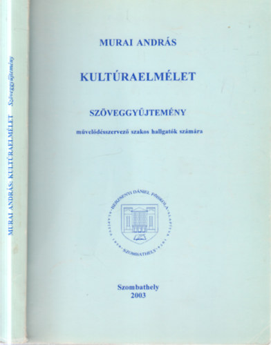 Murai András: Kultúraelmélet antikvár